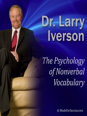 cover image of The Psychology of Nonverbal Vocabulary